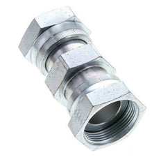 UN 1-11/16''-12 Verzinkter Stahl Muffe ORFS mit Überwurfmutter 250 Bar - Hydraulisch