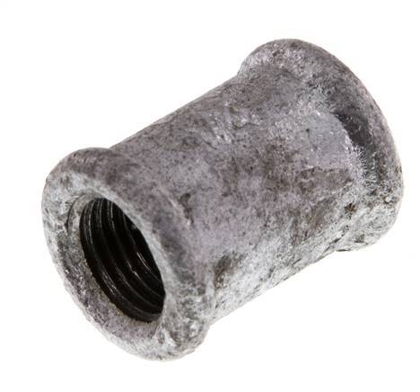 Rp 1/4'' Zinc plated Cast iron Round Socket 25 Bar [5 Pieces]