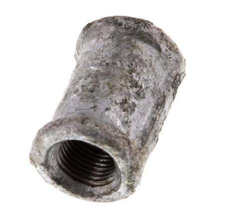 Rp 1/8'' Zinc plated Cast iron Round Socket 25 Bar [2 Pieces]
