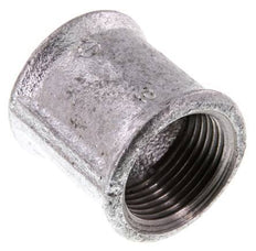 Rp 1'' Zinc plated Cast iron Round Socket 25 Bar [2 Pieces]
