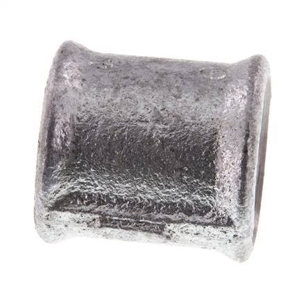 Rp 1'' Zinc plated Cast iron Round Socket 25 Bar [2 Pieces]