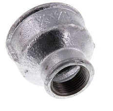 Rp 1 1/2'' x Rp 3/4'' Verzinktes Gusseisen Runde Muffe 25 Bar