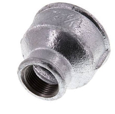 Rp 1 1/2'' x Rp 3/4'' Verzinktes Gusseisen Runde Muffe 25 Bar