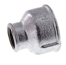Rp 1 1/2'' x Rp 3/4'' Verzinktes Gusseisen Runde Muffe 25 Bar