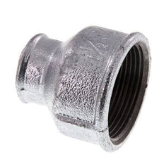 Rp 1 1/2'' x Rp 3/4'' Verzinktes Gusseisen Runde Muffe 25 Bar