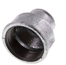 Rp 1 1/2'' x Rp 3/4'' Verzinktes Gusseisen Runde Muffe 25 Bar