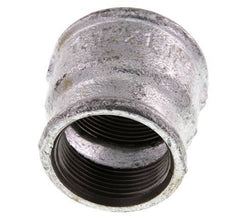 Rp 1 1/2'' x Rp 1 1/4'' Verzinktes Gusseisen Runde Muffe 25 Stange