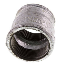 Rp 1 1/2'' x Rp 1 1/4'' Verzinktes Gusseisen Runde Muffe 25 Stange