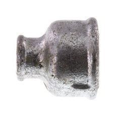 Rp 1 1/4'' x Rp 1/2'' Zinc plated Cast iron Round Socket 25 Bar [2 Pieces]