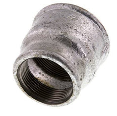 Rp 2'' x Rp 1 1/2'' Verzinktes Gusseisen Runde Muffe 25 Bar