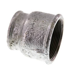 Rp 2'' x Rp 1 1/2'' Verzinktes Gusseisen Runde Muffe 25 Bar