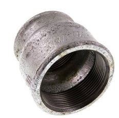 Rp 2'' x Rp 1 1/2'' Verzinktes Gusseisen Runde Muffe 25 Bar