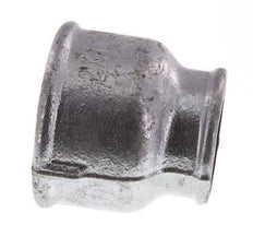 Rp 2'' x Rp 1 1/4'' Verzinktes Gusseisen Runde Muffe 25 Stange