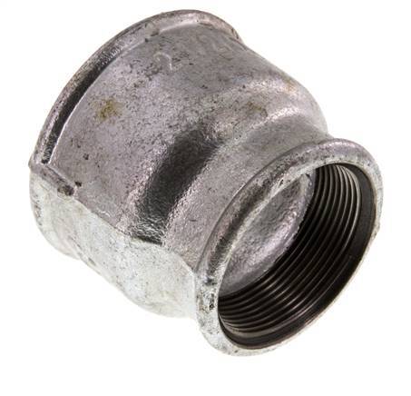 Rp 2 1/2'' x Rp 2'' Verzinktes Gusseisen Runde Muffe 25 Stange