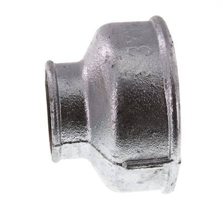 Rp 3'' x Rp 1 1/2'' Verzinktes Gusseisen Runde Muffe 25 Stange
