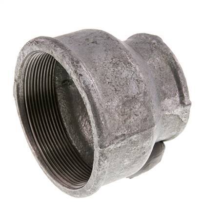 Rp 3'' x Rp 2'' Verzinktes Gusseisen Runde Muffe 25 Stange