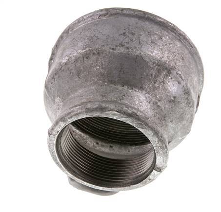 Rp 3'' x Rp 2'' Verzinktes Gusseisen Runde Muffe 25 Stange