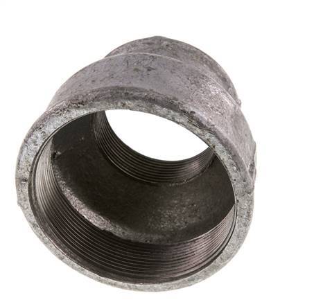 Rp 3'' x Rp 2'' Verzinktes Gusseisen Runde Muffe 25 Stange