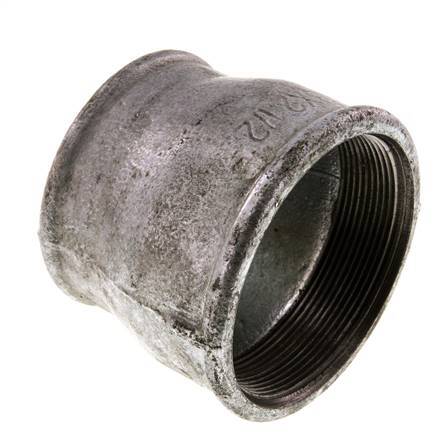 Rp 3'' x Rp 2 1/2'' Verzinktes Gusseisen Runde Muffe 25 Stange