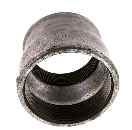 Rp 3'' x Rp 2 1/2'' Verzinktes Gusseisen Runde Muffe 25 Stange