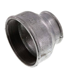 Rp 4'' x Rp 2 1/2'' Verzinktes Gusseisen Runde Muffe 25 Stange