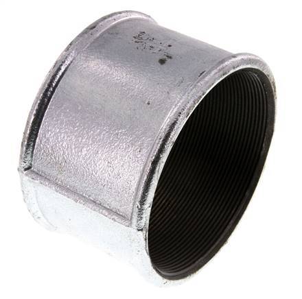 Rp 4'' Verzinktes Gusseisen Runde Muffe 25 Bar