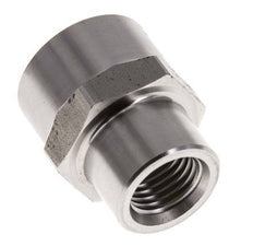 1/4'' NPT x 3/8'' NPT Edelstahl Muffe 210 Bar - Hydraulisch