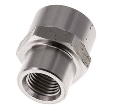 1/4'' NPT x 3/8'' NPT Edelstahl Muffe 210 Bar - Hydraulisch