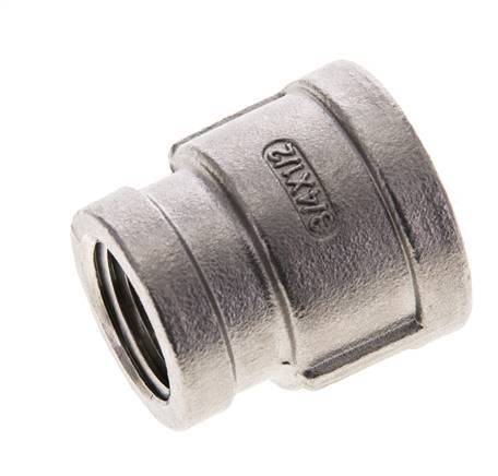 3/4'' NPT x 1/2'' NPT Edelstahl Rundmuffe 16 bar