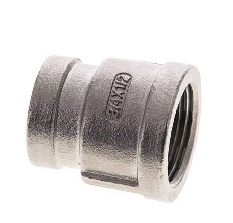 3/4'' NPT x 1/2'' NPT Edelstahl Rundmuffe 16 bar