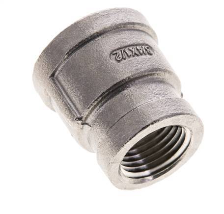 3/4'' NPT x 1/2'' NPT Edelstahl Rundmuffe 16 bar