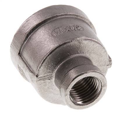 Rp 3/4'' x Rp 1/4'' Edelstahl Rundmuffe 16 bar