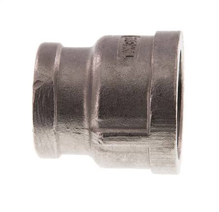 Rp 1'' x Rp 3/4'' Edelstahl Rundmuffe 16 Bar