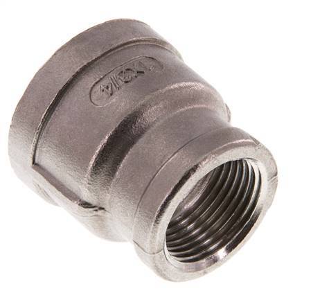 Rp 1'' x Rp 3/4'' Edelstahl Rundmuffe 16 Bar