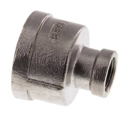 Rp 1'' x Rp 3/8'' Edelstahl-Rundbuchse 16 bar