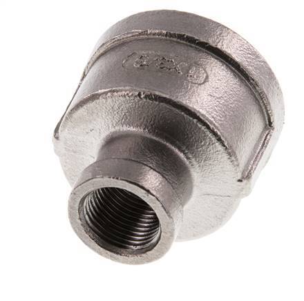 Rp 1'' x Rp 3/8'' Edelstahl-Rundbuchse 16 bar