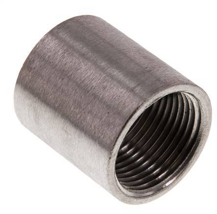Rp 1'' Edelstahl Rundmuffe 16 Bar