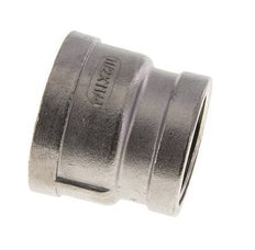 1 1/2'' NPT x 1 1/4'' NPT Edelstahl Rundmuffe 16 bar