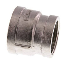 Rp 1 1/2'' x Rp 1 1/4'' Edelstahl Rundmuffe 16 Bar