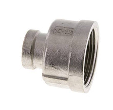 1 1/4'' NPT x 1/2'' NPT Edelstahl Rundmuffe 16 bar