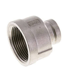 1 1/4'' NPT x 1/2'' NPT Edelstahl Rundmuffe 16 bar