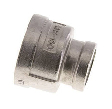 1 1/4'' NPT x 3/4'' NPT Edelstahl Rundmuffe 16 bar