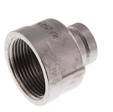 Rp 1 1/4'' x Rp 1/2'' Edelstahl Rundmuffe 16 Stange