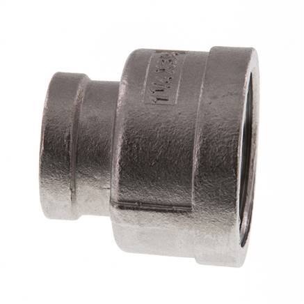 Rp 1 1/4'' x Rp 3/4'' Edelstahl Rundmuffe 16 Bar