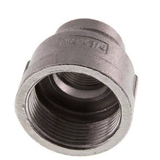 Rp 1 1/4'' x Rp 3/4'' Edelstahl Rundmuffe 16 Bar