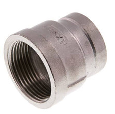 Rp 1 1/4'' x Rp 1'' Edelstahl Rundmuffe 16 Stange