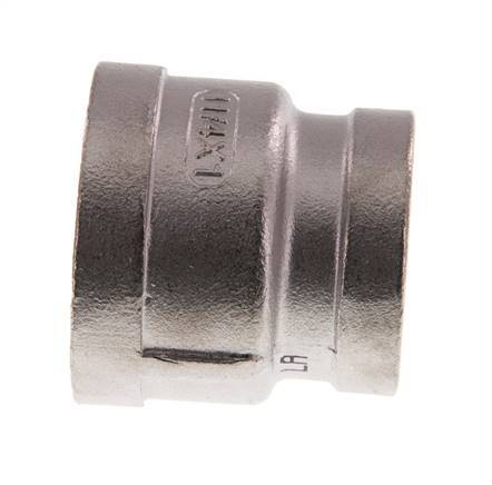 Rp 1 1/4'' x Rp 1'' Edelstahl Rundmuffe 16 Stange