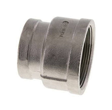 2'' NPT x 1 1/2'' NPT Edelstahl Rundmuffe 16 bar