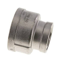 2'' NPT x 1 1/4'' NPT Edelstahl Rundmuffe 16 bar