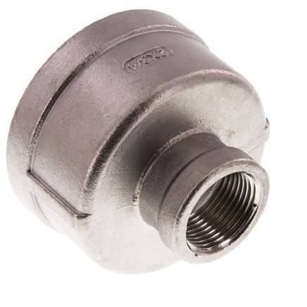 Rp 2'' x Rp 3/4'' Edelstahl Rundmuffe 16 Bar
